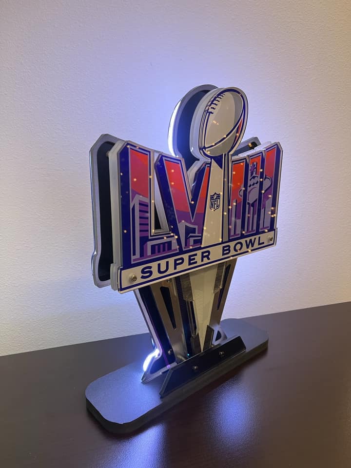 Led Lit Signs Trophe LED Multi Layer Trophies - Sick Trophies