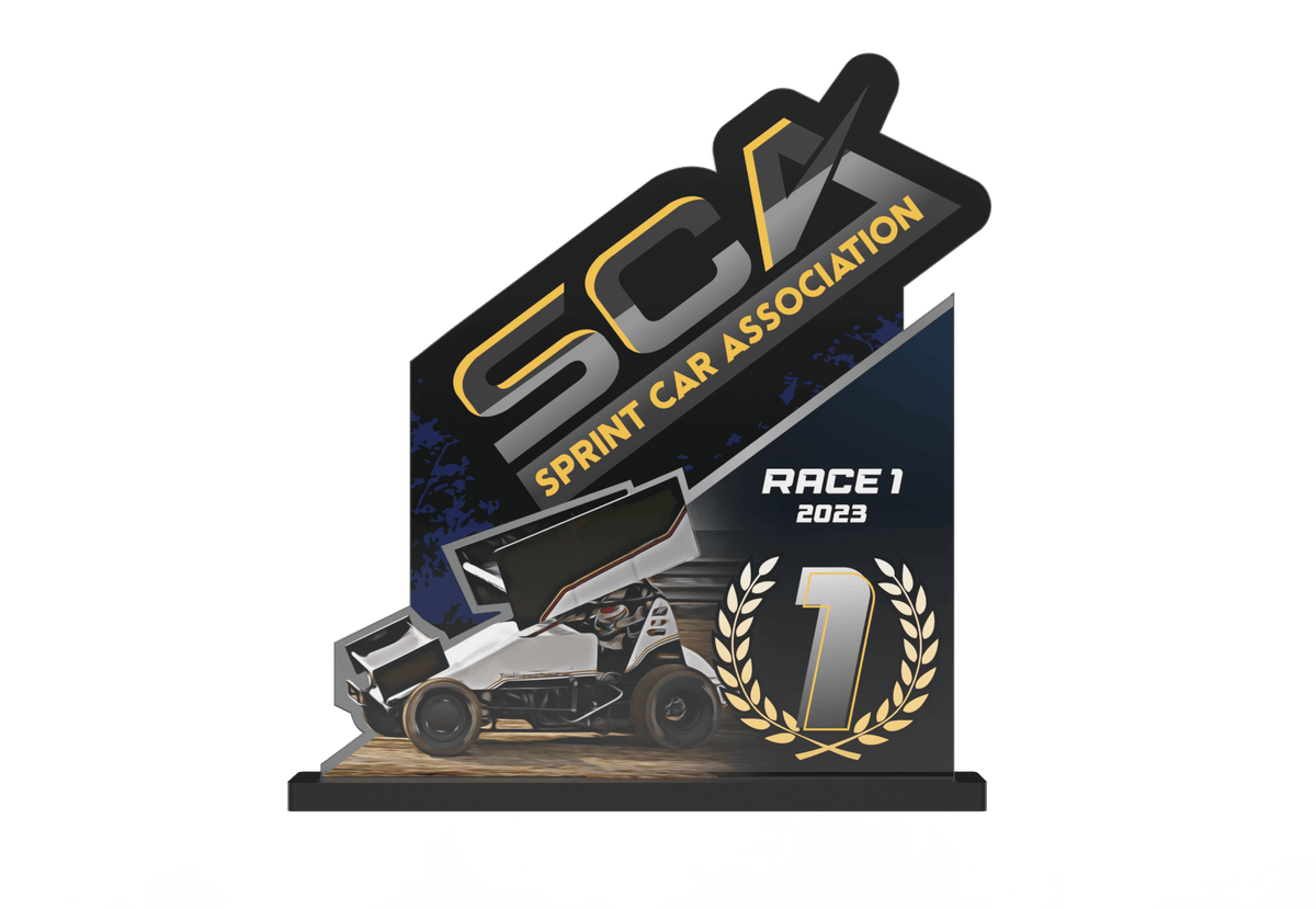 Custom Sprint Car Trophies